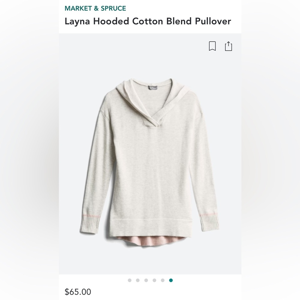 Market & Spruce hooded sweater